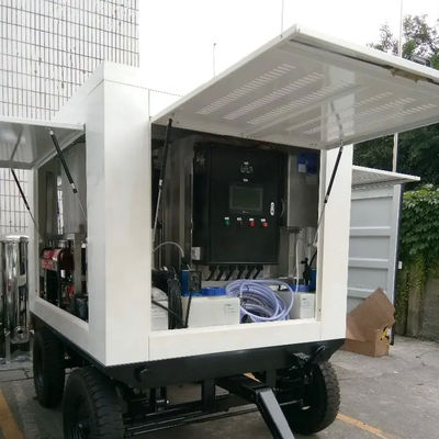 露天工学 トラック上での移動式水浄化システム