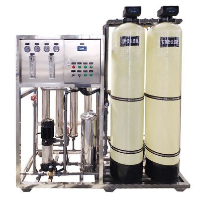 2TPH 3.0kW-380-415V 2xFRPタンク 塩水の逆オスモス水源