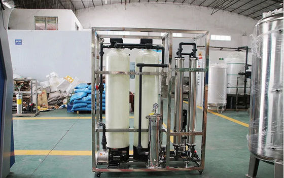 250L/H 1.7kW-380-415V 2xFRPタンク 塩水の逆オスモス水源