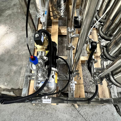 500L/H 1.7kW-380-415V 2x FRPタンク 塩水の逆オスモス水源