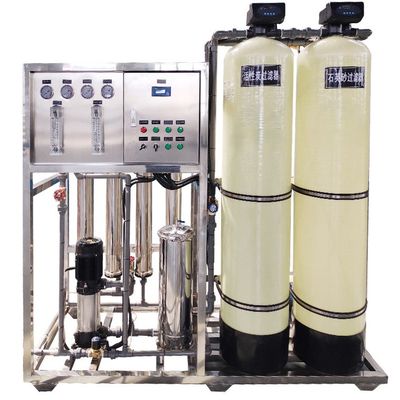 1.5TPH 3.0kW-380-415V 2xFRPタンク 塩水の逆オスモス水源