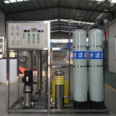1.5TPH 3.0kW-380-415V 2xFRPタンク 塩水の逆オスモス水源