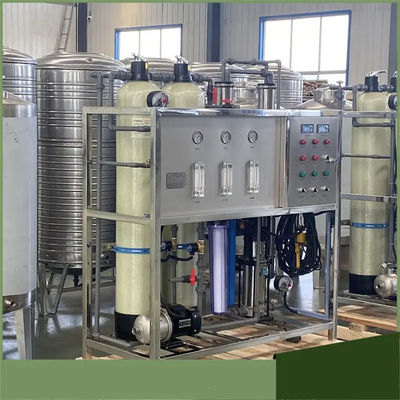 1.5TPH 3.0kW-380-415V 2xFRPタンク 塩水の逆オスモス水源
