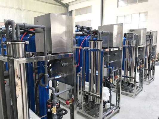 1.5TPH 3.0kW-380-415V 3xFRPタンク 塩水の逆オスモス水源