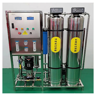 1TPH 2.1kW-380-415V 2xSS304 タンク 塩水の逆オスモス水源