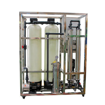 3TPH 5.5kW-380-415V 2xFRPタンク 塩水の逆オスモス水源