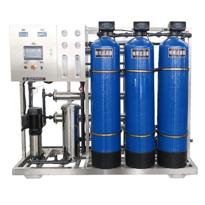 3TPH 5.5kW-380-415V 3xFRPタンク 塩水の逆オスモス水源