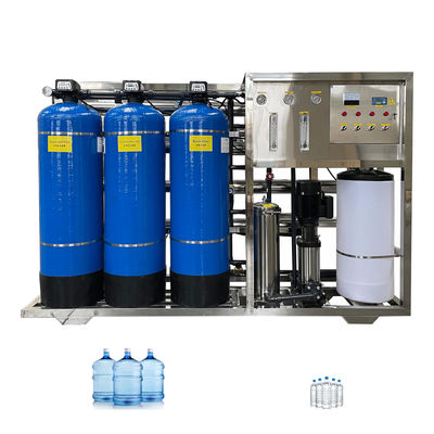 3TPH 5.5kW-380-415V 3xFRPタンク 塩水の逆オスモス水源