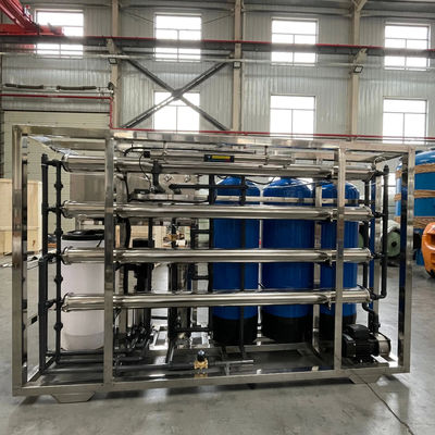 3TPH 5.5kW-380-415V 3xFRPタンク 塩水の逆オスモス水源