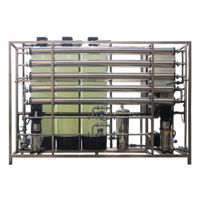 4TPH 5.5kW-380-415V 3xFRPタンク 塩水の逆オスモス水源