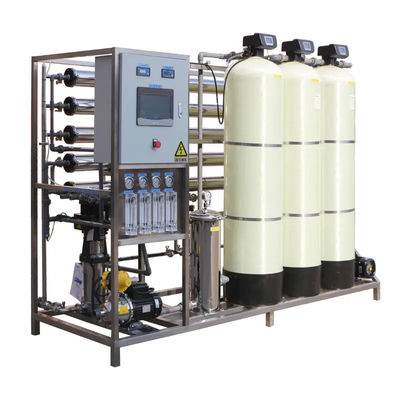 4TPH 5.5kW-380-415V 3xFRPタンク 塩水の逆オスモス水源
