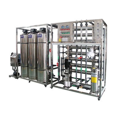 3TPH 5.5kW-380-415V 3xSS304 タンク 塩水の逆オスモス水源