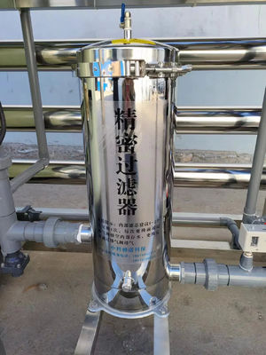 4TPH 5.5kW-380-415V 2xFRPタンク 塩水の逆オスモス水源