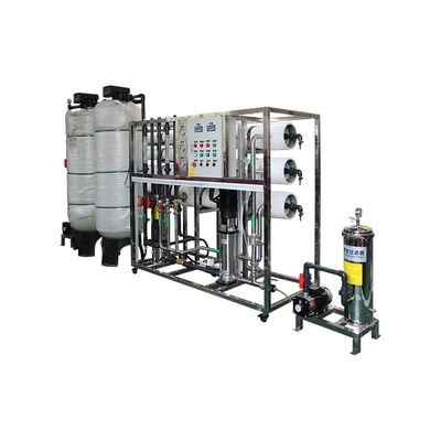 8TPH 14kW-380-415V 2xFRPタンク 塩水の逆オスモス水源