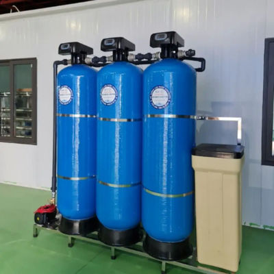 6TPH 7.9kW-380-415V 3xFRPタンク 塩水の逆オスモス水源