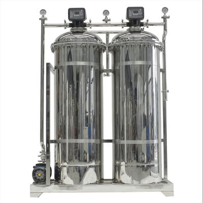 8TPH 14kW-380-415V 2xSS304 タンク 塩水の逆オスモス水源