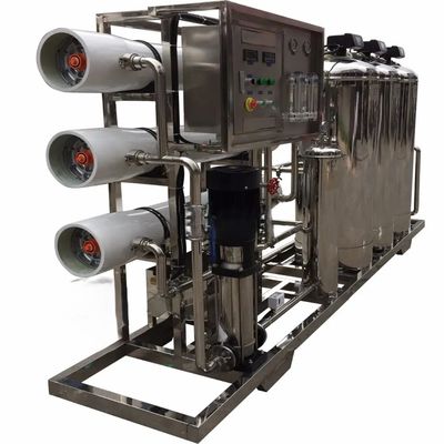 5TPH 7.4kW-380-415V 3xSS304 タンク 塩水の逆オスモス水源
