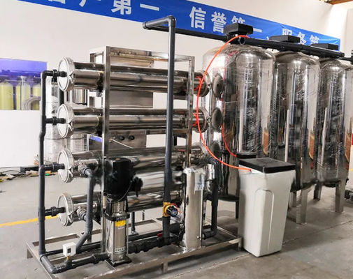 6TPH 7.9kW-380-415V 3xSS304 タンク 塩水の逆オスモス水源