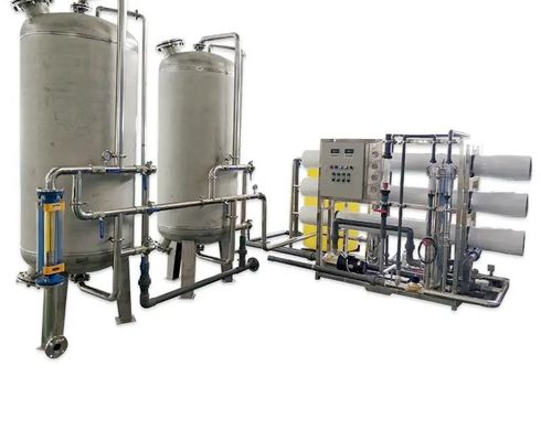 10TPH 19kW-380-415V 3xSS304 タンク 塩水の逆オスモス水源