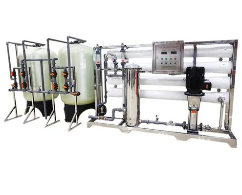 10TPH 19kW-380-415V 3xSS304 タンク 塩水の逆オスモス水源