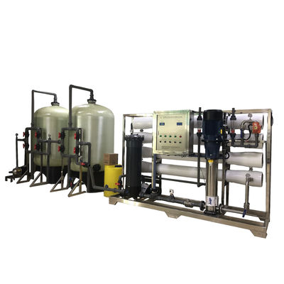 10TPH 19kW-380-415V FRPタンク 塩水の逆オスモス水源