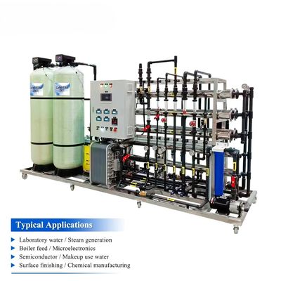 工業用水フィルターマシン 1500l/H リバースオスモース EDIマシン