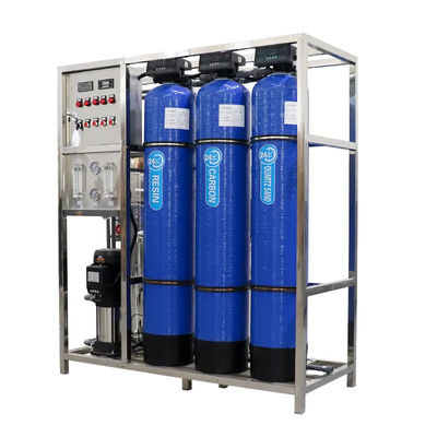 250 LPH 3xFRP タンク 小型逆オスモース水フィルターシステム