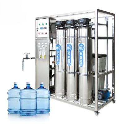 カスタマイズ可能な250L/H 3xSS304タンク 塩水の逆オスモス水源