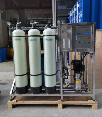 小型RO-500L/H 3x FRPタンク 標準飲料水浄化システム