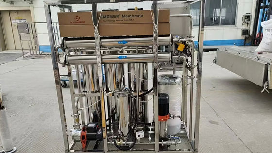 500L/H 3xSS304 タンク 塩水 逆オスモス水 プラント