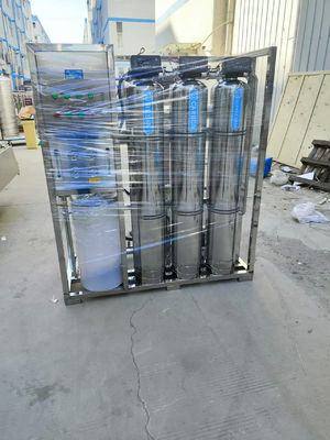 500L/H 3xSS304 タンク 塩水 逆オスモス水 プラント