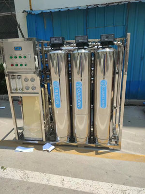 1TPH 3xSS304 タンク リバースオスモース水器 水を売るために