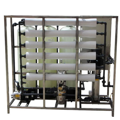 1.5TPH 3xFRPタンク 160*85*170cm リバースオスモース水処理装置 工業用
