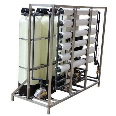 1.5TPH 3xFRPタンク 160*85*170cm リバースオスモース水処理装置 工業用