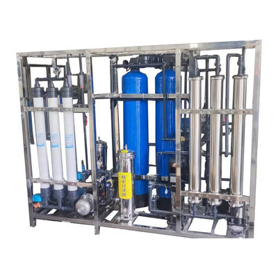 1.5tph 2xFRP タンク 塩水の逆オスモス水源 農業用