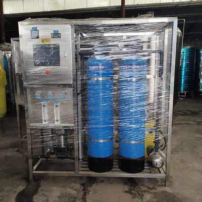 1.5tph 2xFRP タンク 塩水の逆オスモス水源 農業用