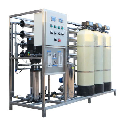 2TPH 3xFRP タンク 逆オスモス水処理装置 食品・飲料工場