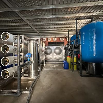 4TPH FRP タンク 塩水 逆オスモス水源 掘削井