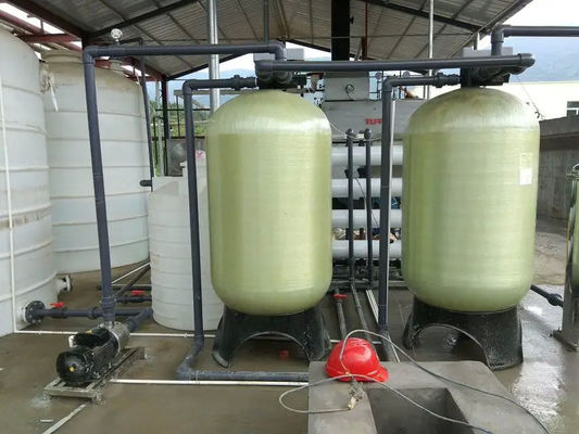 6TPH 7.9kW FRPタンク 塩水の逆オスモス水源