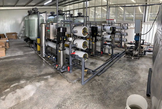 6TPH 7.9kW FRPタンク 塩水の逆オスモス水源