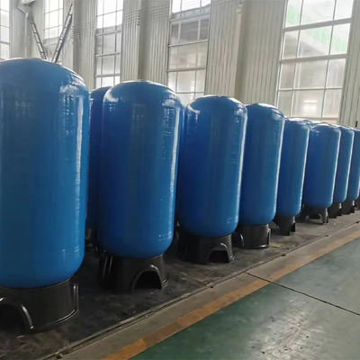 工業用水処理用 FRP 圧力容器と水軟化剤のフィルター