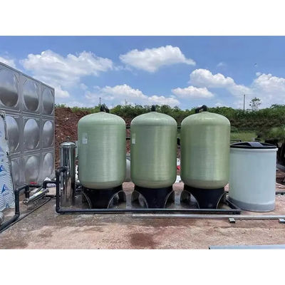 工業用水処理用 FRPタンク フレンジ高強度接続