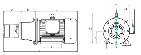 DHP 1.0 アキシャルピストンポンプ 3.7kg 超小型 水処理消耗品 小型脱塩用