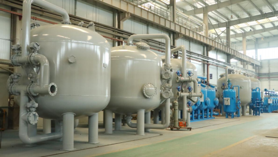 高流量容量と水浄化のためのカスタマイズされた設計の産業マルチメディアフィルター容器