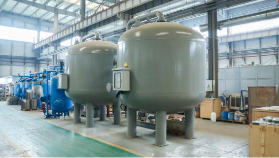 高流量容量と水浄化のためのカスタマイズされた設計の産業マルチメディアフィルター容器