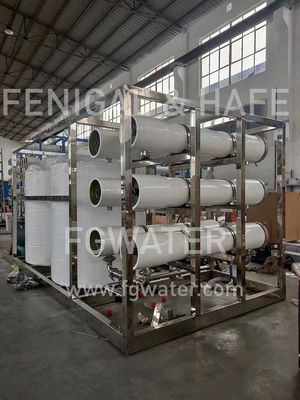 流動設計600-18000gpd商業用逆浸透の水処理システム