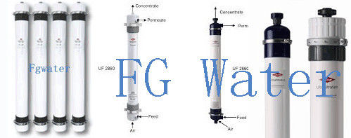 流量範囲1.3 〜4.0 M3/Hr 33m2 PVDF DOW UF膜モジュール SFP-2660 / SFD-2660