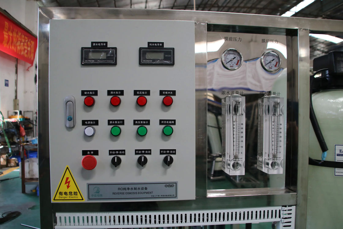 PRO-FD40160 1TPH 塩水逆オスマスシステム SS304 スキッドマウント 2.1kW TDS<2000ppm