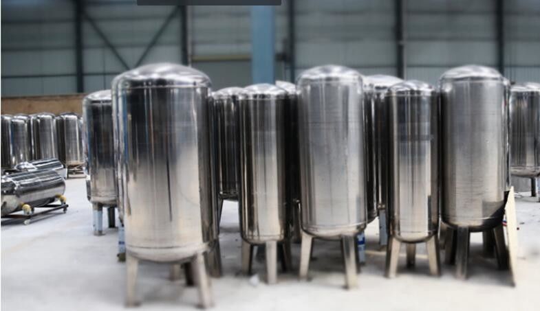 ステンレス鋼の水処理の予備品、圧力容器の水漕