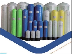 2.5インチ スレッドトップ開口部 FRP フィルタータンク | 0.1-0.2 T/H 設計流量